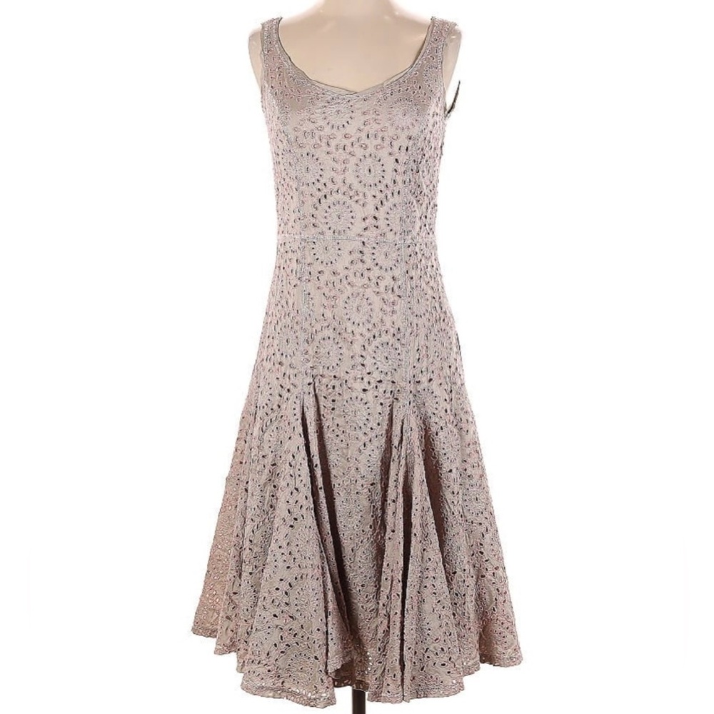 Biya 100% Silk Midi Dress - Picture 2 of 3